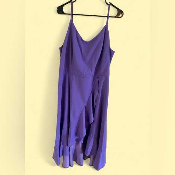 Dresstells Purple High Low Midi Dress, Size 3X - NWT - Picture 3 of 10